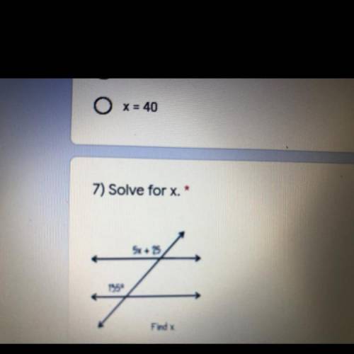 Please answer this question about angles