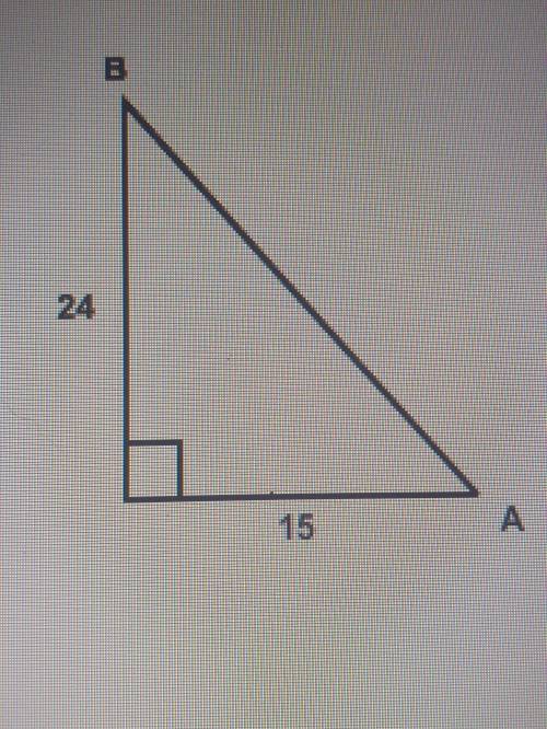 Given the following triangle, what is the measure of angle A?1. 56 degrees2.58 degrees3. 60 degrees