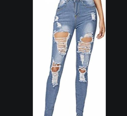 
Whats your opinion on wearing jeans with a hole on one knee?​
