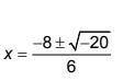 What is the original quadratic equation of the image?