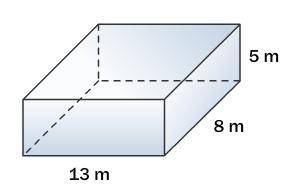Find the surface area of the prism. 520 m2 314 m2 440 m2 418 m2