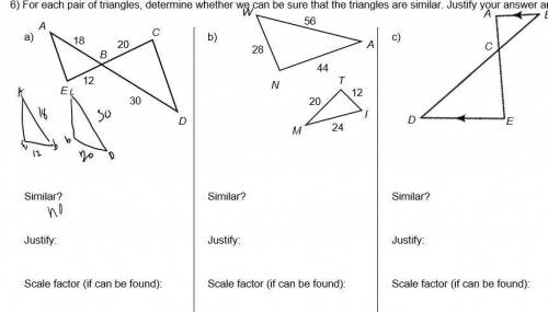 Geometry similar triangles