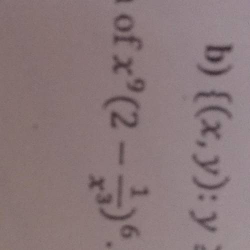 Find the term independent of x in the expansion of x^9(2-1/x^3)^6 (it's also pictured)