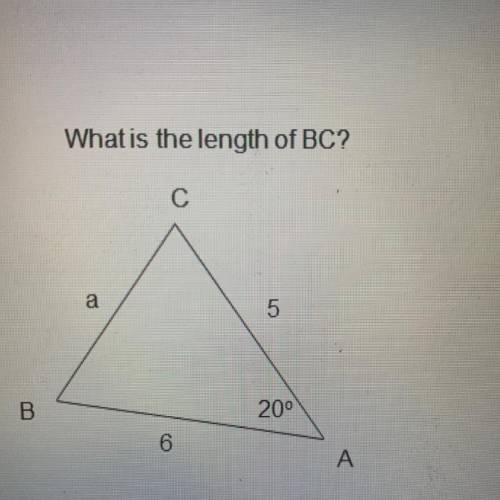 What is the length of BC?