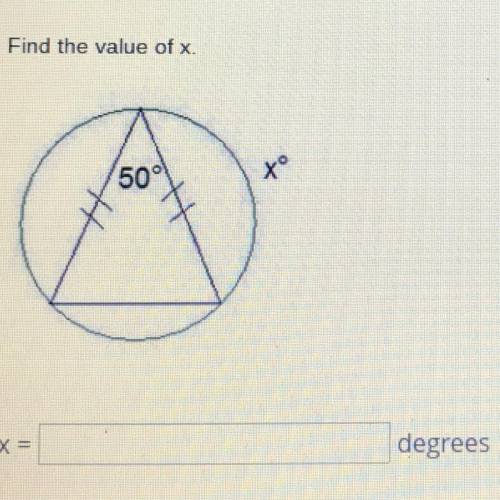 Find the value of x. (Circles)
