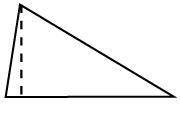 Find the area of the figure. A triangle with base 8.2 cm and height 5.9 cm The area equals ____ cm2