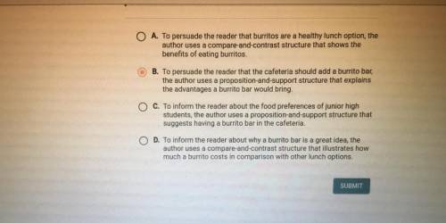 Is the answer either B or C? (I need some help)