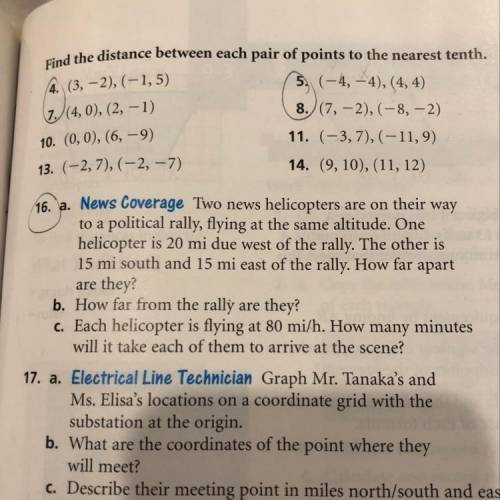 Can someone help me with number 16?