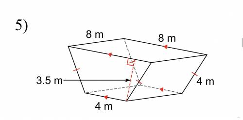 Volume of a trapezoidal prism
