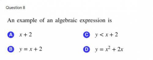 Can someone help with the following question. Explain why it's the answer Thank you.