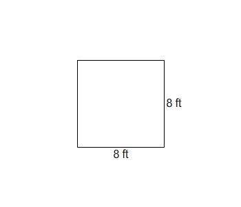 Will make bianleast  Find the perimeter of the square. 64 ft 16 ft 8 ft 32 ft