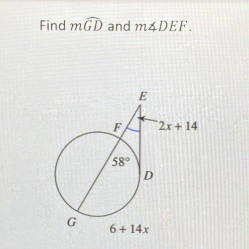 How do I find mGD and mDEF?