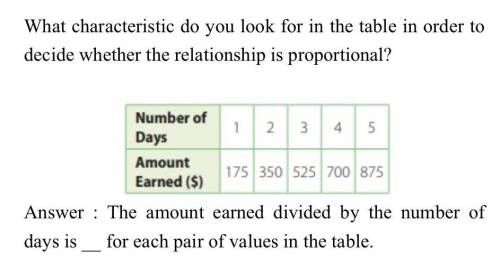 What characteristic do you look for in the table in order to decide whether the relationship is pro