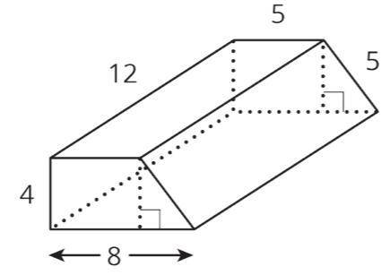 Find the volume of this trapezoidal prism.