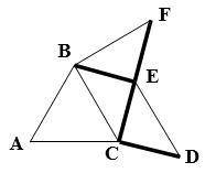 In the given nets, segments of equal thickness are congruent. Which nets can form a pyramid?