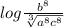 log\frac{b^8}{\sqrt[3]{a^8c^8} }