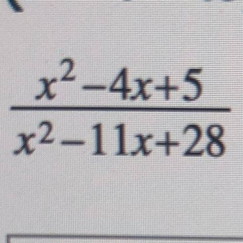 For the following expression, what value(s) of x can not be in the solution (restricted because you