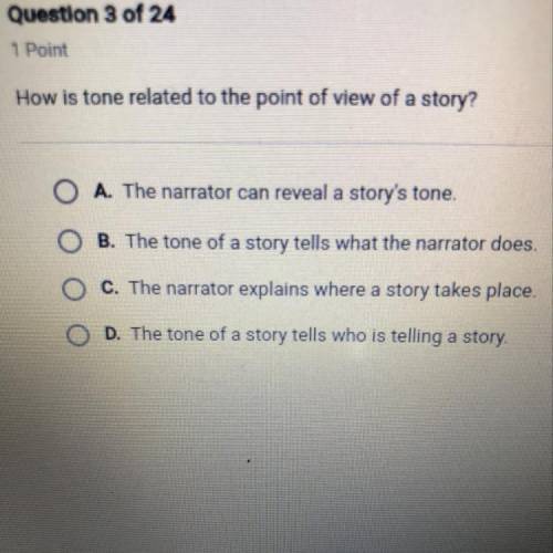 How is tone related to the point of view of a story