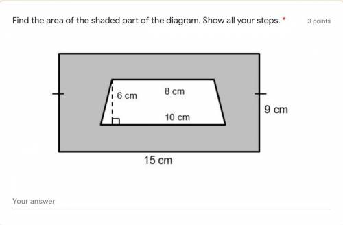 Find the shaded part of diagram show step