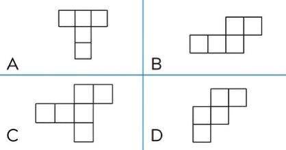 Choose which of these is the net of a cube.
