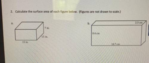 Whats the area of each figure ?