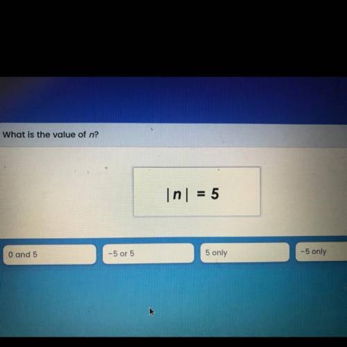 Find the value of n (picture provided)