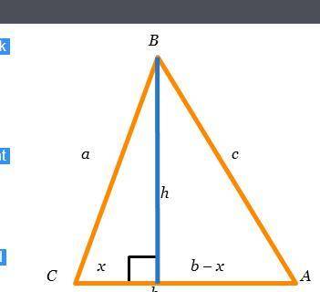 Which of the following statements are true? Check all of the boxes that apply.

Triangle ABC is a