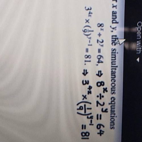 Simultaneous equation