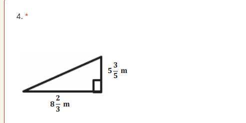I need help finding the area of the triangle plz. sorry I don't understand fractions that much