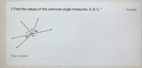 *EASY 7 GRADE MATH*

FIRST ANSWER WITH EXPLANATION WILL BE MARKED AS BRAINLIEST!
Find the values o