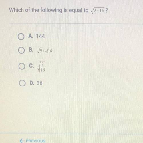 Which of the following is equal to? WILL GIVE BRAINLIST