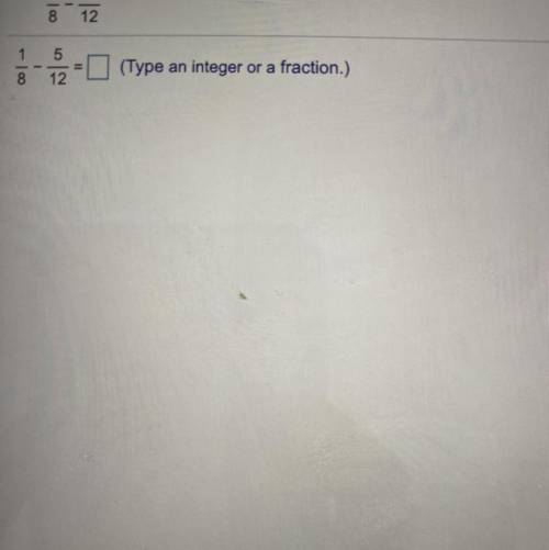 Type answer as integer or a fraction