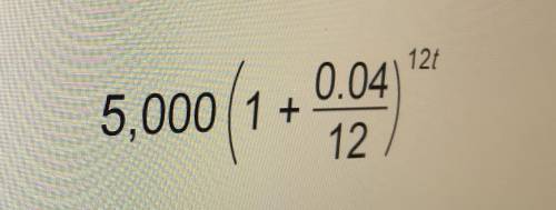 PLEASE HELP!! Rick uses this exponential expression to determine what the value of his bank account