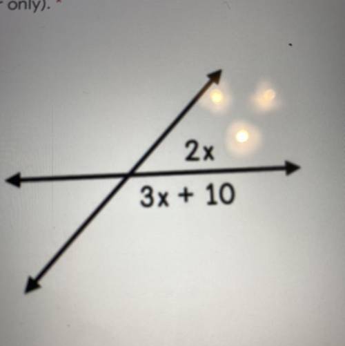 Find the measure of the largest angle in the diagram below. (Type the
number only).