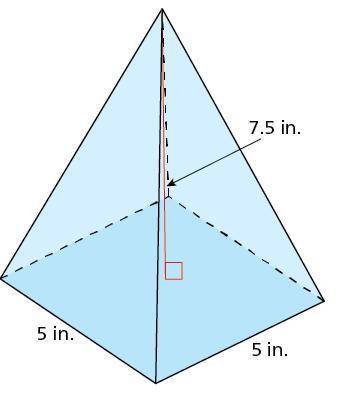 Find the volume of the pyramid. HELP