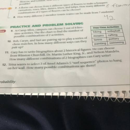 I need help with questions 9, 10, 11 and 12.