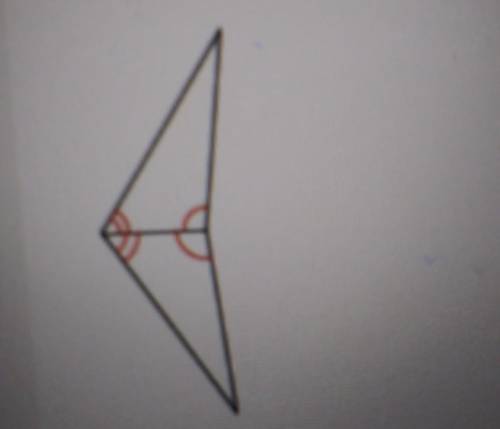 Based on one of the triangle congruence postulates, the two triangles shown are congruent. part 4