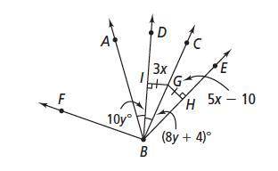 What is m angle A B E?

Select one:
A. 20
B. 30
C. 40
D. 60
What is m angle D B E?
Select one:
A.