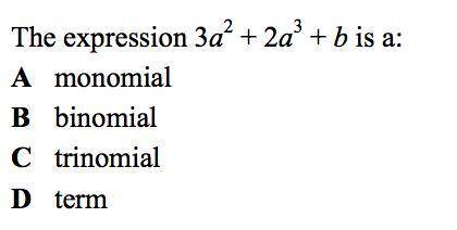 Easy monomial question