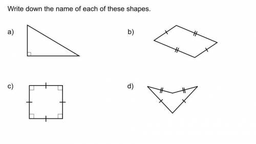 What are the shapes for this question