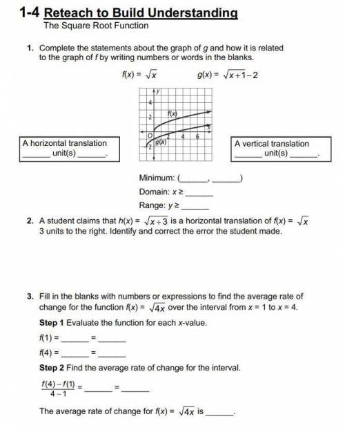 Please help me answer these questions about root functions. (See attatched Picture).