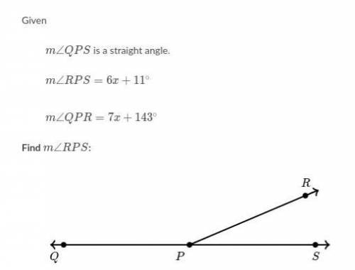 What's the measure of angle RPS?