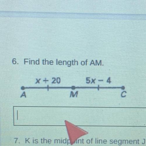 Find the length of AM.