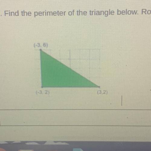 Find the perimeter of the triangle below. Round your answer to the nearest hundredth.