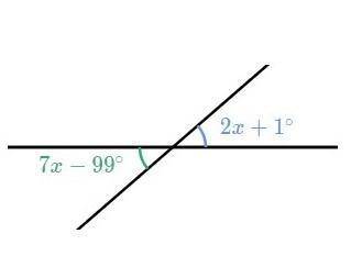 What is the value of angle 2x + 1 ? A.41 B.50 C.60 D.25What is the value for x?