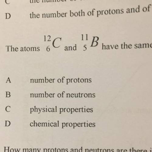 What about these atoms are the same?