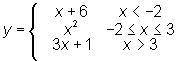 A function is defined as follows: seee attachment For which x-values is f(x) = 4? Select all that a