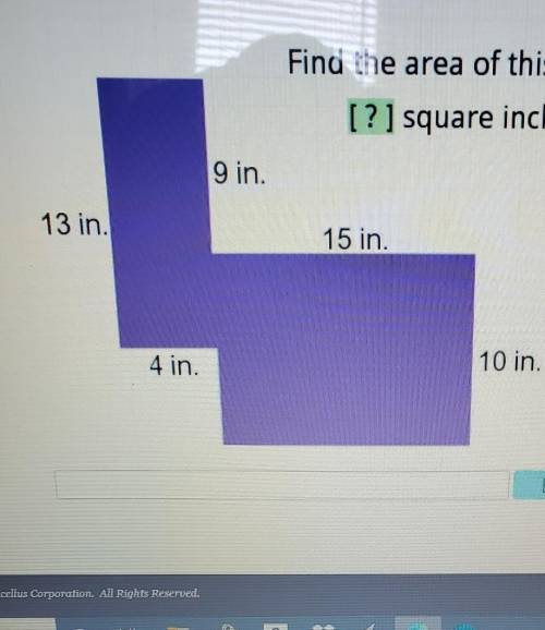 Find the area of ths-figure

?] square inches9 in.13 in.15 in.10 in.4 in. explain the answer pleas
