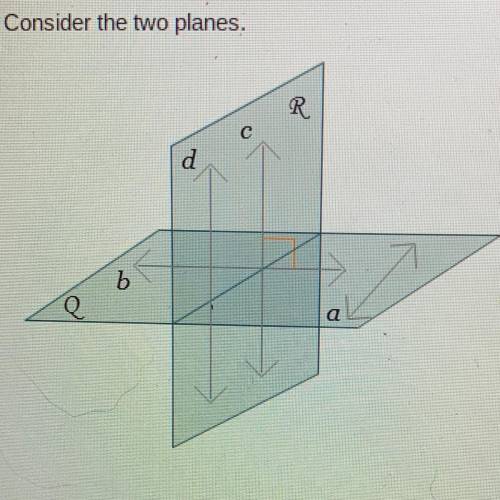 Consider the two planes.

In the diagram, the only figure that could be parallel to line c
IS
Olin