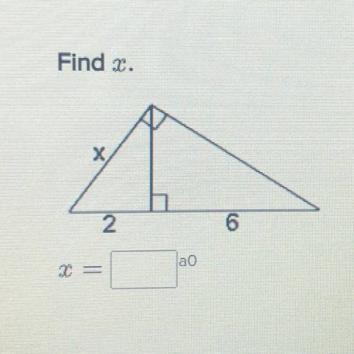 Find x. 
X=___________